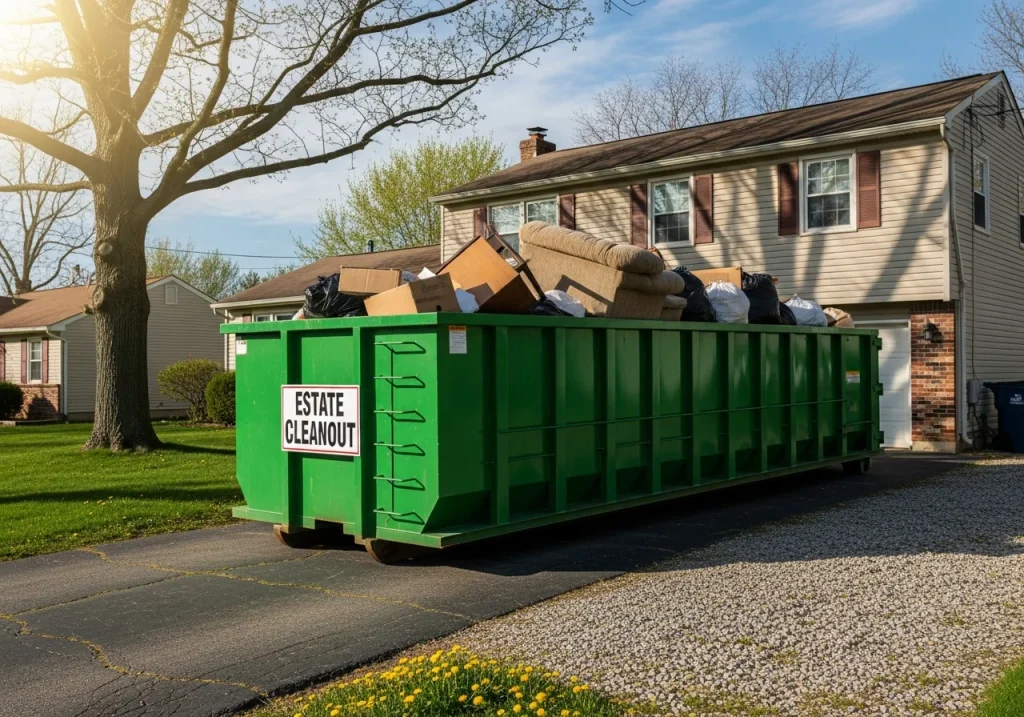 residential dumpster rental Gloucester County New Jersey home estate cleanout