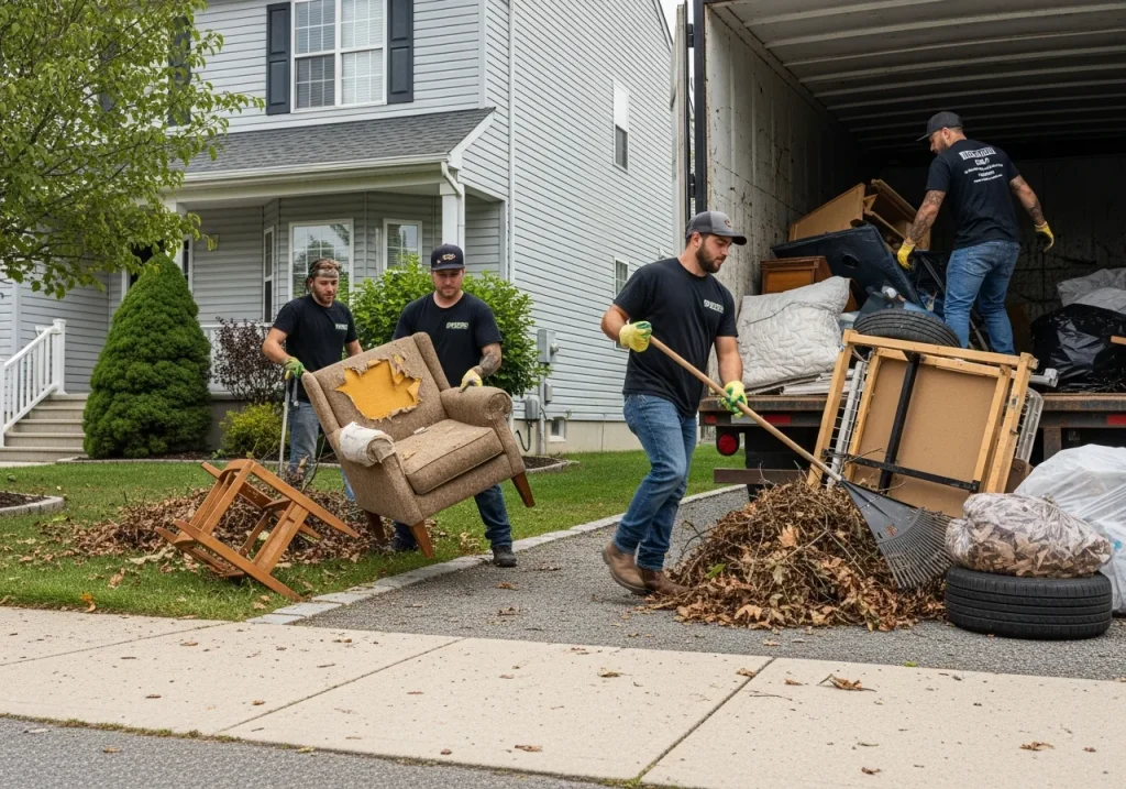 estate and garage cleanout roll-off container Gloucester County NJ