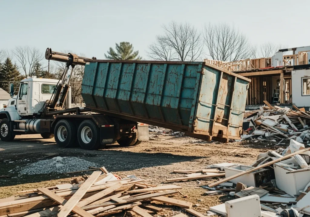 20-yard dumpster delivery South Jersey renovation site construction