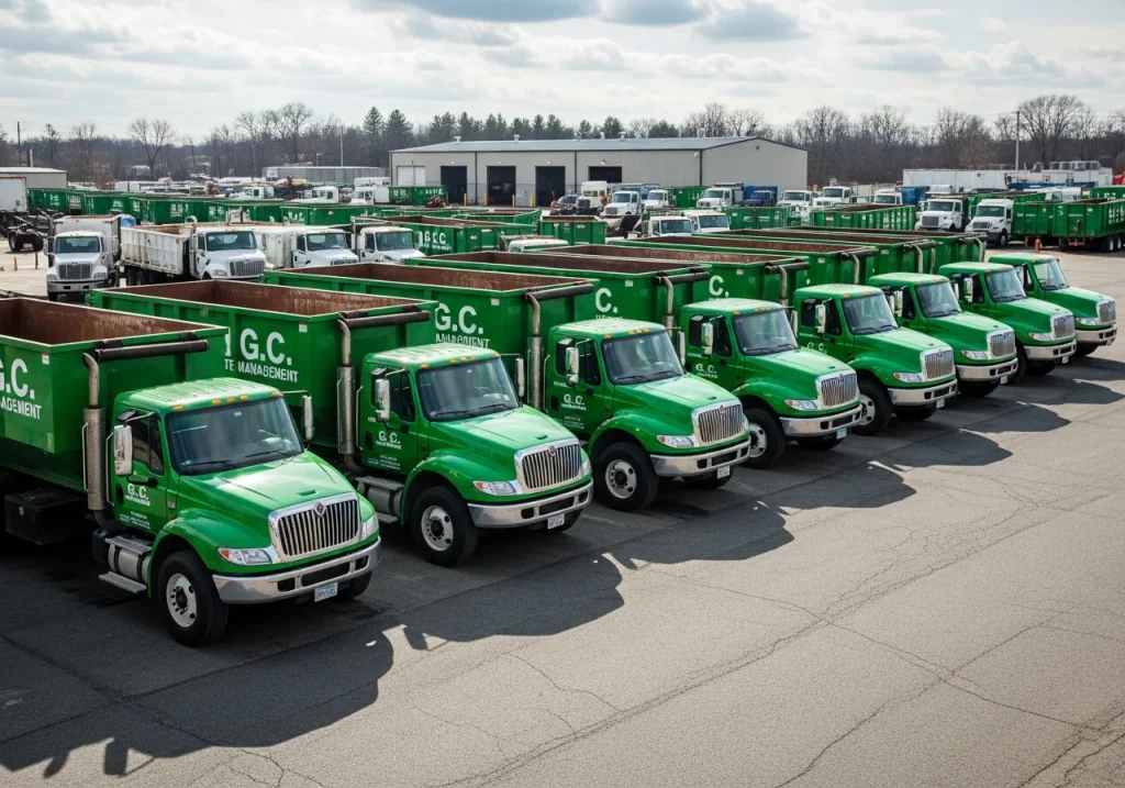 dumpster rental fleet Gloucester County New Jersey depot
